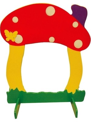 Woody Life Woodylife  Mantar Masa Üstü Kukla Sahnesi 70 x 50 cm Anaokulu Kreş Eğitim