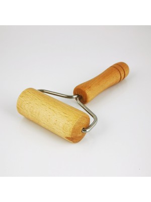 Çanak Sepeti Ahşap Saplı Rulo Hamur Merdanesi