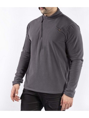 VAV Wear Tactical Giyim Outdoor Hiking Erkek Polar Kışlık Sweatshirt Tüylenmez POLSW01