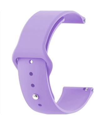 Dlrcase Google Ticwatch S2 Wear Os Kordon Klasik Silikon Krd 11 Mor