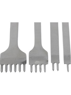 Elaccent F Fityle 4 Adet Beyaz Çelik Set 1/2/4/6 Prong Diy Elmas Bağlama Dikiş Keskileri Aksesuarları - 5Mm (Yurt Dışından)