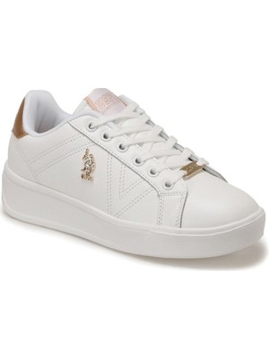 U.S. Polo Assn. Extra Beyaz Mevsimlik Sneaker Kadın Spor Ayakkabı