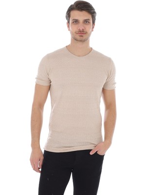 Weyeze Basic Triko T-Shirt AB-K60008LNS