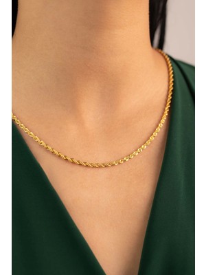 Yavuz Kuyumculuk Altın Halat Burgu Zincir