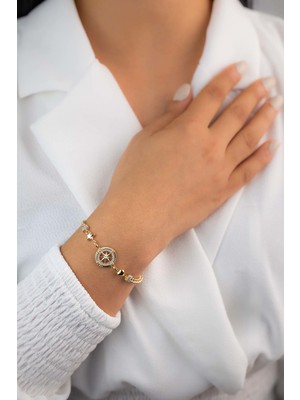 Yavuz Kuyumculuk Altın Gurmet Pusula Bileklik