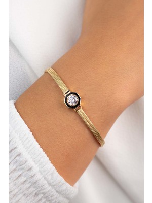 Yavuz Kuyumculuk Altın Kalze Sekizgen Baget Bileklik