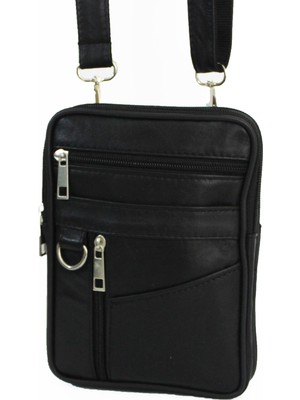Penta Polo Deri Mini Postacı Erkek Çanta