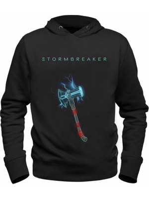 Alfa Tshirt Thor Mjolnir Hammer Siyah Sweatshirt