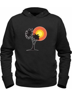 Alfa Tshirt Palmiye Siyah Sweatshirt