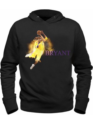 Alfa Tshirt Kobe Bryant Tasarım Baskılı Siyah Sweatshirt