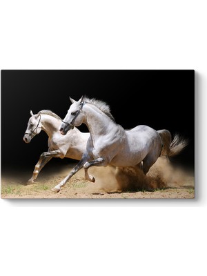 Tabloshop Koşan Beyaz Atlar Tablosu