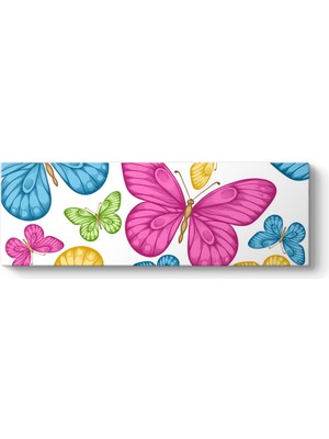 Tabloshop Renkli Kelebekler Çocuk Tablosu