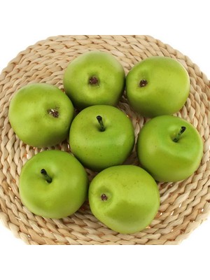 Nettenevime Yapay Yeşil Elma 6 Lı Paket Yapay Meyve