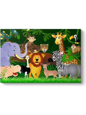 Tabloshop Şirin Hayvanlar Alemi Tablosu