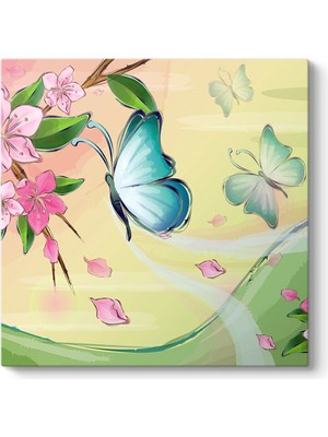 Tabloshop Uçan Kelebekler Tablosu