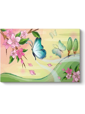 Tabloshop Uçan Kelebekler Tablosu
