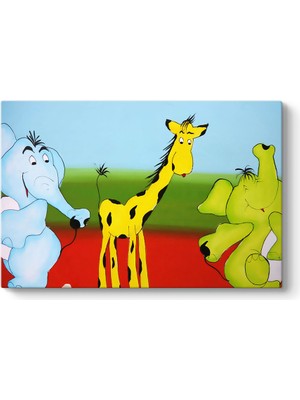 Tabloshop Küçük Zürafa Tablosu