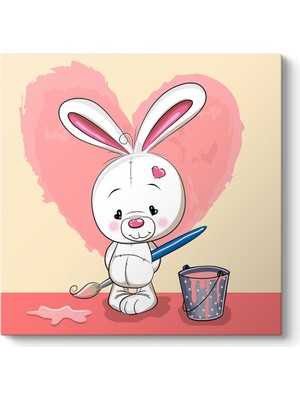 Tabloshop Sevimli Tavşan Mommo Tablosu