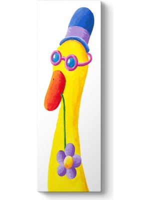 Tabloshop Gözlüklü Ördek Tablosu