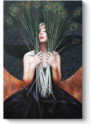 Tabloshop Tavus Kuşu Tüyleri Tablosu