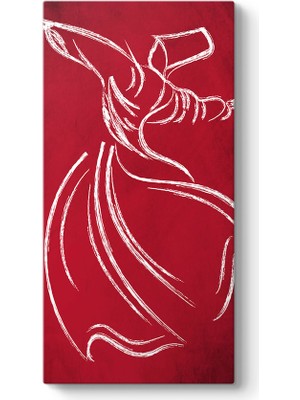 Tabloshop Kırmızı Semazen Tablosu