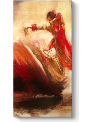 Tabloshop Soyut Flamenko Dansçısı Tablosu