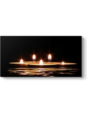 Tabloshop Rustik Mumlar Tablosu