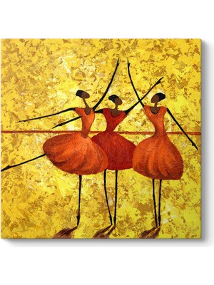 Tabloshop Abstract Balerinler Tablosu