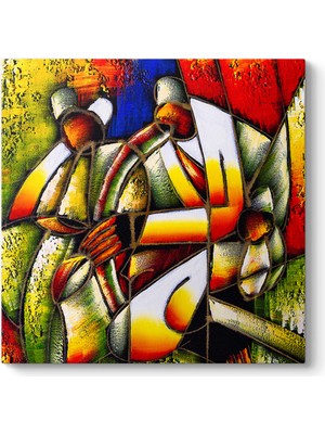 Tabloshop Soyut Müzisyenler Tablosu