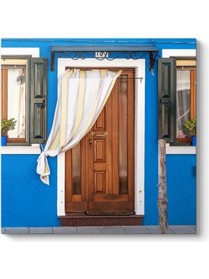 Tabloshop Burano Adası Evleri Tablosu