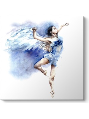 Tabloshop Melek Kanatlı Balerin Tablosu