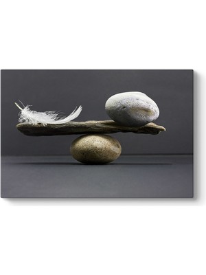 Tabloshop Taş ve Tüy Dengesi Tablosu