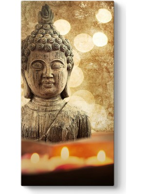 Tabloshop Ahşap Buda Tablosu