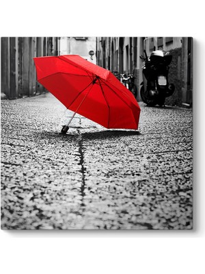 Tabloshop Kırmızı Şemsiye Tablosu