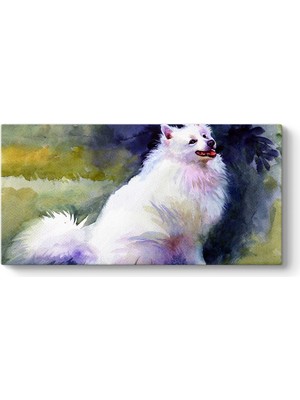 Tabloshop Sulu Boya Köpek Tablosu