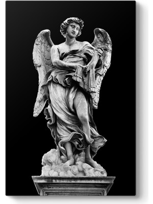 Tabloshop Kırbaçlı Melek Roma Heykeli Tablosu