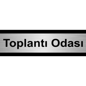 Özarslan Dizayn Toplantı Odası 7 x 20 cm Metal Yönlendirme Levhası