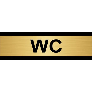 Özarslan Dizayn Wc 7 x 20 cm Metal Yönlendirme Levhası