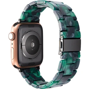 Apple Watch Uyumlu 38-40MM KRD25 Resin Kordon Yeşil