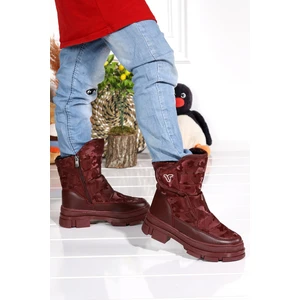 Kiko Kids Twg 820 Içi Termal Kürklü Kız Çocuk Kar Bot Ayakkabı