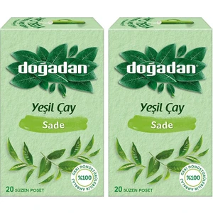 Yeşil Çay Sade 20'li x 2 Adet