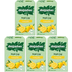 Yeşil Çay Limonlu 20'li x 5 Adet