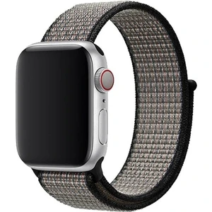 Apple Watch  44 mm Nike Spor Loop Kayış Kordon Cırt Efsane Efektli