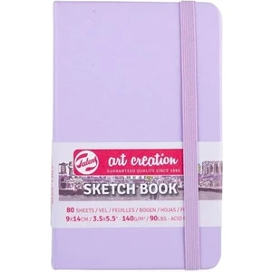 Sketchbook Sert Kapak Eskiz Çizim Defteri 9 x 14 cm 140 gr 80 Yp Pastel Lila
