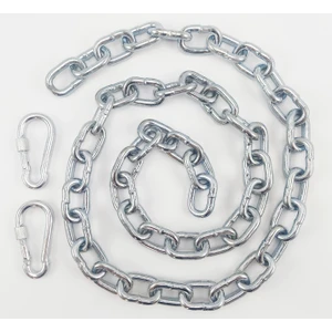 Köpek Bağlama Zinciri 7 mm 2 Metre + 2 Vidalı Karabina (80 Kg.)
