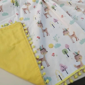 Babies Dream Pazen Battaniye 110x110 Ölçülerinde Ultra Yumuşak 100% Pamuk