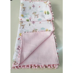 Babies Dream  Müslin Pike 110x100 Ölçülerinde Bir Tarafı Müslin Bir Tarafı Pike 100% Pamuk