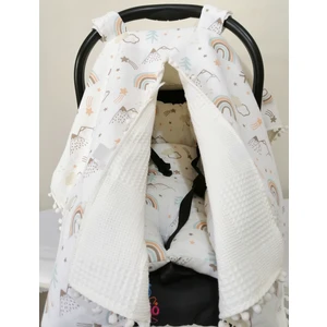 Babies Dream Pikeli Muslin Kumaştan Puset Örtüsü ve Minderi