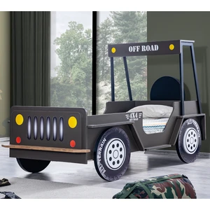 Arabalı Yatak, Offroad Plus Çocuk Odası Jeep Karyola