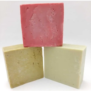 Online Pazar %100 Doğal 1 Gül Sabunu+1 Aloevera Sabunu+1 Ozon Yağı Sabunu Ambalajlı